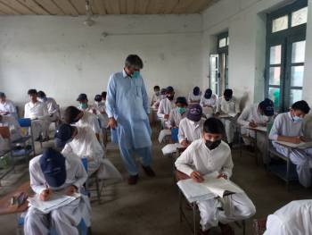 Chairman visit to Exam Halls