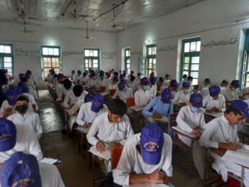 Chairman visit to Exam Halls