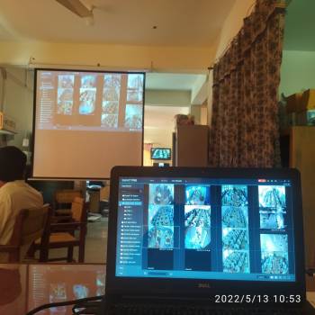 Online surveillance of exam centers from Board's Control Room