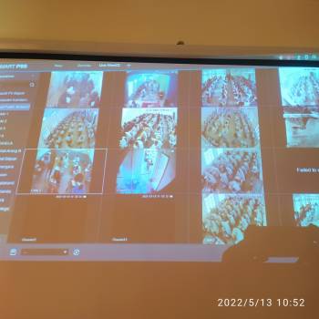 Online surveillance of exam centers from Board's Control Room