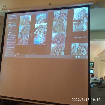 Online surveillance of exam centers from Board's Control Room