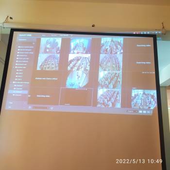 Online surveillance of exam centers from Board's Control Room