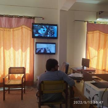 Online surveillance of exam centers from Board's Control Room