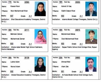Postion Holders HSSC 2013