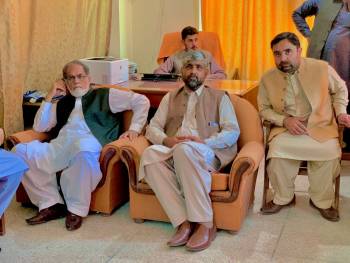 Mr. Rahmat Salam Khatak, Caretaker minister of education at BISE MALAKAND.