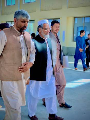 Mr. Rahmat Salam Khatak, Caretaker minister of education at BISE MALAKAND.