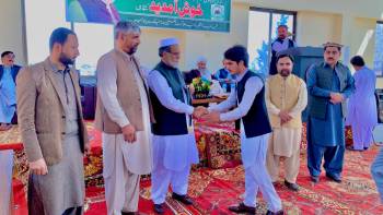 Mr. Rahmat Salam Khatak, Caretaker minister of education at BISE MALAKAND.