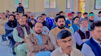 Mr. Rahmat Salam Khatak, Caretaker minister of education at BISE MALAKAND.