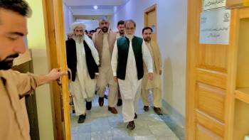 Mr. Rahmat Salam Khatak, Caretaker minister of education at BISE MALAKAND.