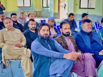 Mr. Rahmat Salam Khatak, Caretaker minister of education at BISE MALAKAND.