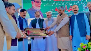 Mr. Rahmat Salam Khatak, Caretaker minister of education at BISE MALAKAND.