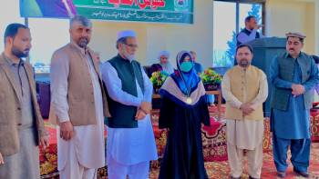 Mr. Rahmat Salam Khatak, Caretaker minister of education at BISE MALAKAND.