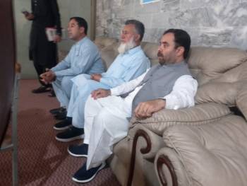 Secretary BISE Malakand Prof: Dr: Saeed Ahmad Sani visit to FC School Blambat