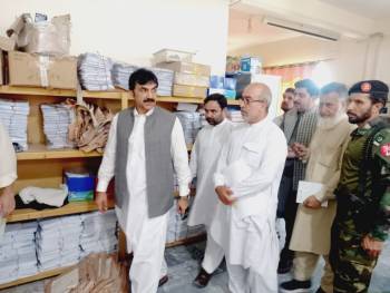 The new Chairman Commissioner of Malakand Division visited the BISE Malakand office
