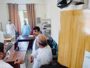 The new Chairman Commissioner of Malakand Division visited the BISE Malakand office