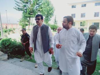 The new Chairman Commissioner of Malakand Division visited the BISE Malakand office
