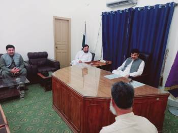 The new Chairman Commissioner of Malakand Division visited the BISE Malakand office