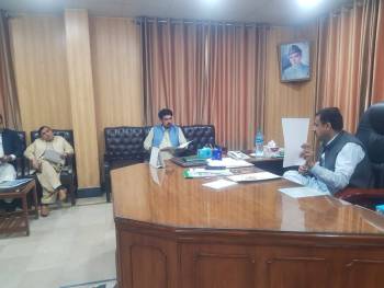 BISE MALAKAND Chairman's meeting with DMOs on the forthcoming SSC examination